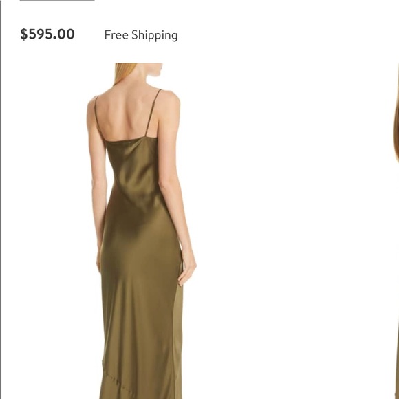 Nili Lotan green silk dress, TAGS ON - Picture 3 of 6